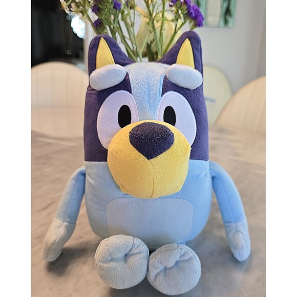 Bluey‎ Talking Cartoon Character 12" Plush Puppy Dog Talks Sound Stuffed Animal - Picture 1 of 6
